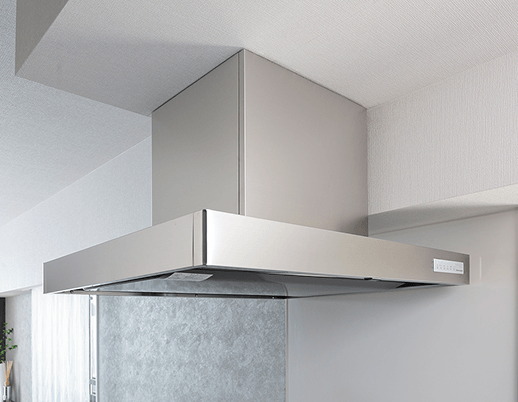 マントル型ステンレス製レンジフード