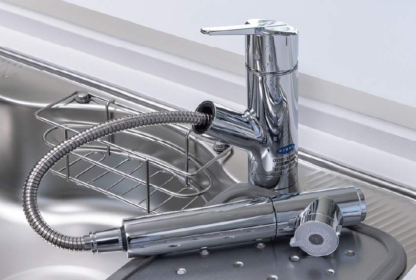 浄水器内蔵ハンドシャワー水栓／節湯水栓（キッチン）