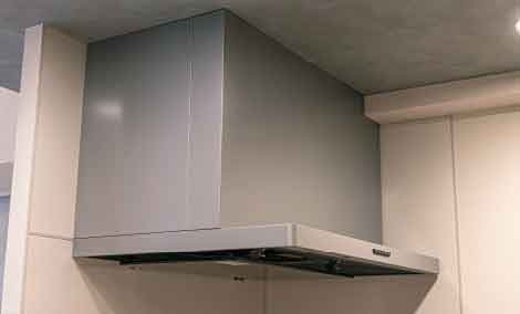 整流板付レンジフード