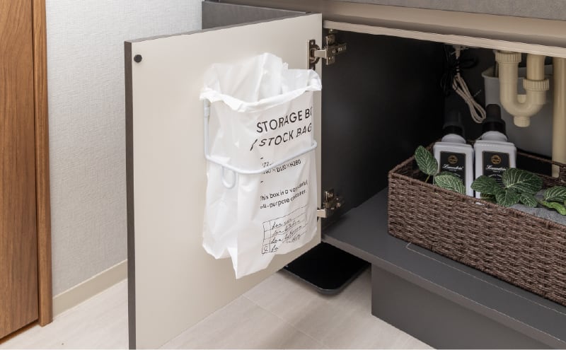 ダストバックハンガー