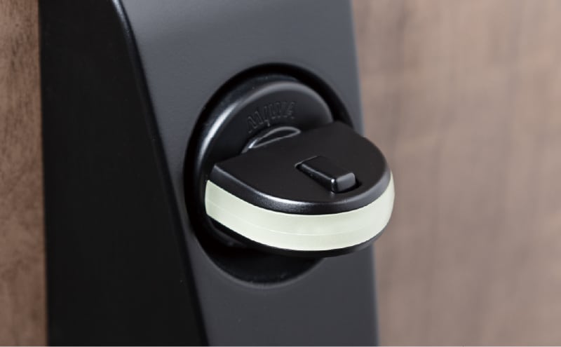 スイッチ式サムターン