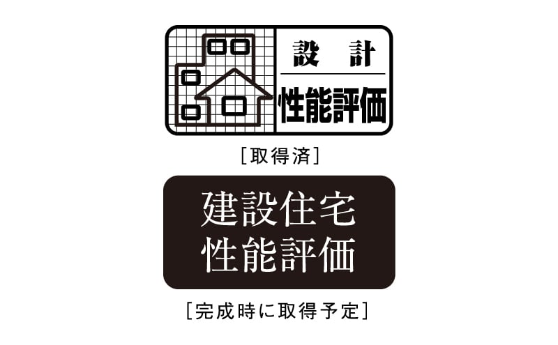 国土交通大臣指定審査機関による性能評価を取得（予定）