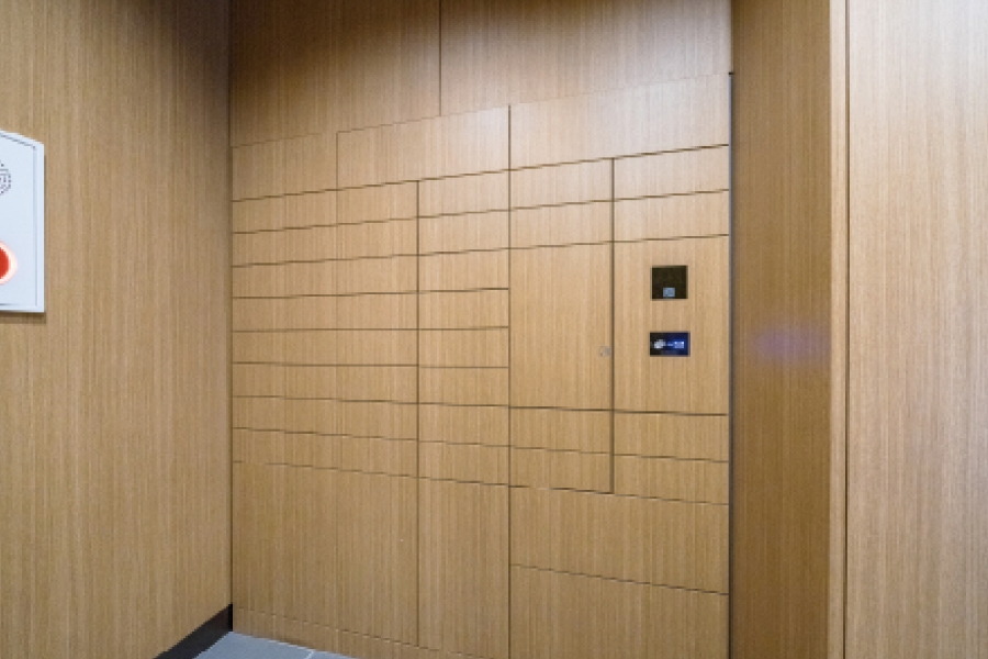 メールボックス一体型宅配ロッカー