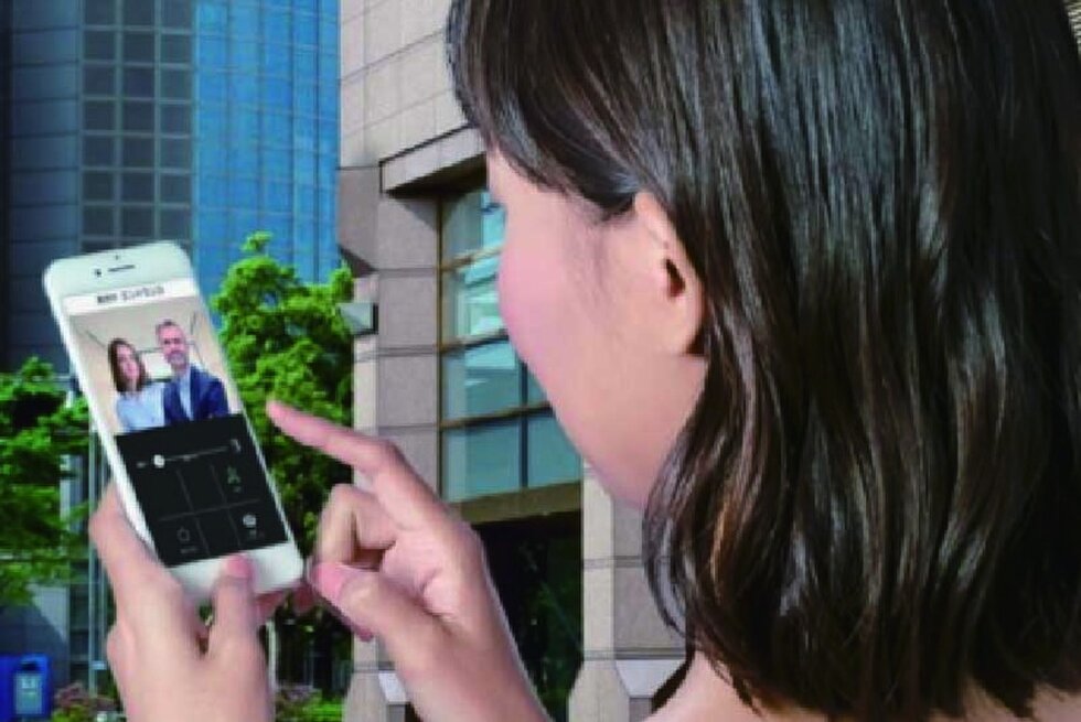 インターホンアプリとスマートフォン連携