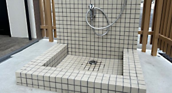 ペット足洗い場