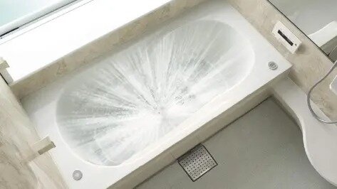 自動洗浄機能搭載のおそうじ浴槽