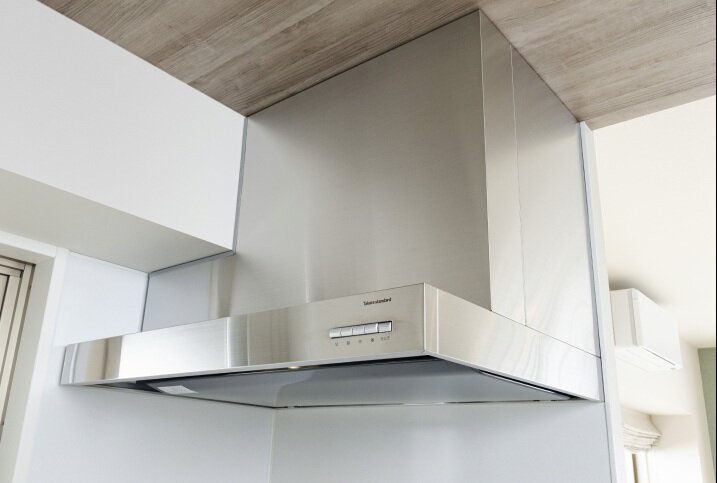 ホーロー整流板付きレンジフード