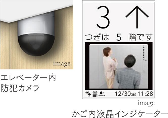 エレベーター内防犯カメラ