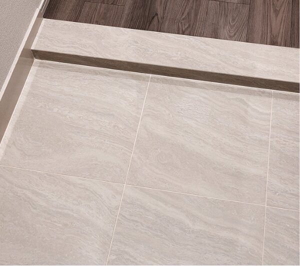 石調タイルの玄関床