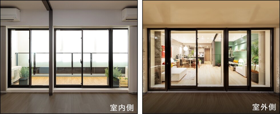 連窓サッシ