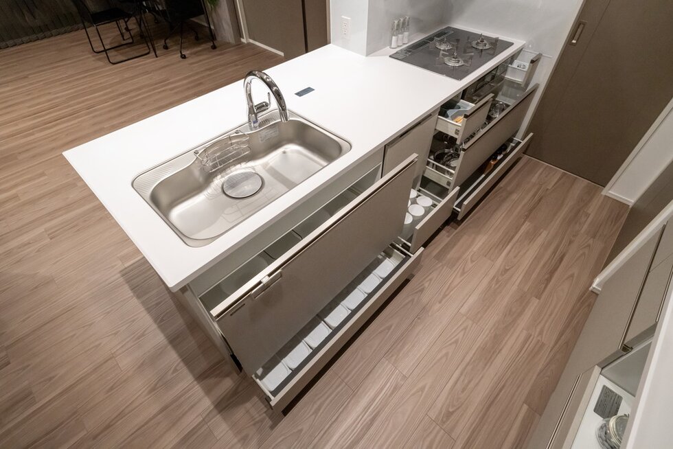 オールスライドキャビネット（ソフトクローズ機能）