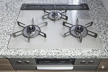 ガラストップコンロ