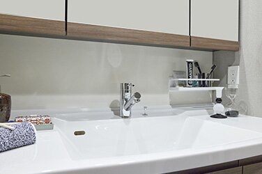 三面鏡下ホーローパネル