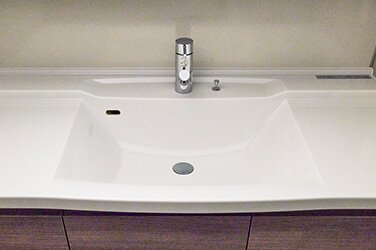 ボウル一体型カウンター