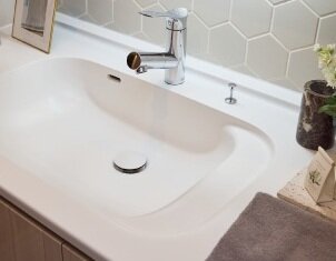 ボウル一体型カウンター