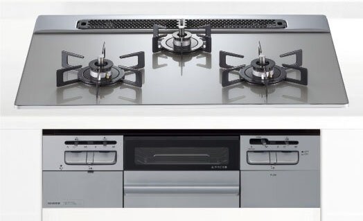 ガラストップガスコンロ