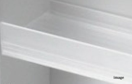 透明感のある樹脂製棚