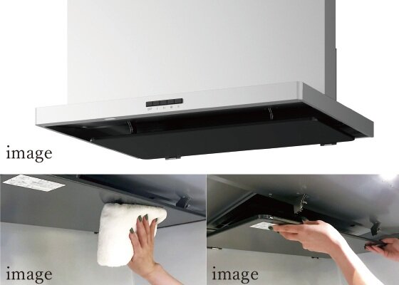 整流板付レンジフード