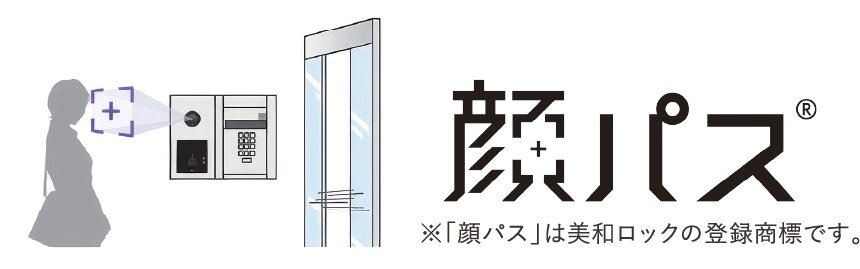安心と快適を両立する先進のセキュリティ「顔パス」（R)を採用