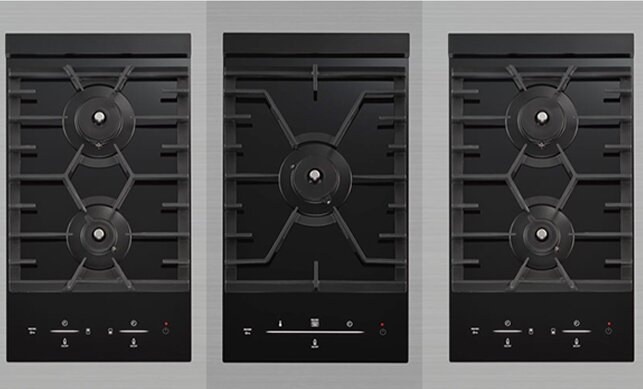 ガラストップ5口コンロ