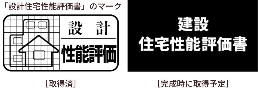 2つの「住宅性能評価書」を取得予定