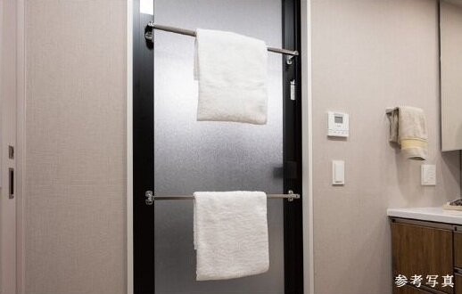 ドア外タオルかけ2本かけ