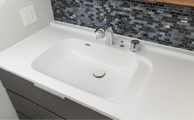 カウンター一体成形洗面ボウル