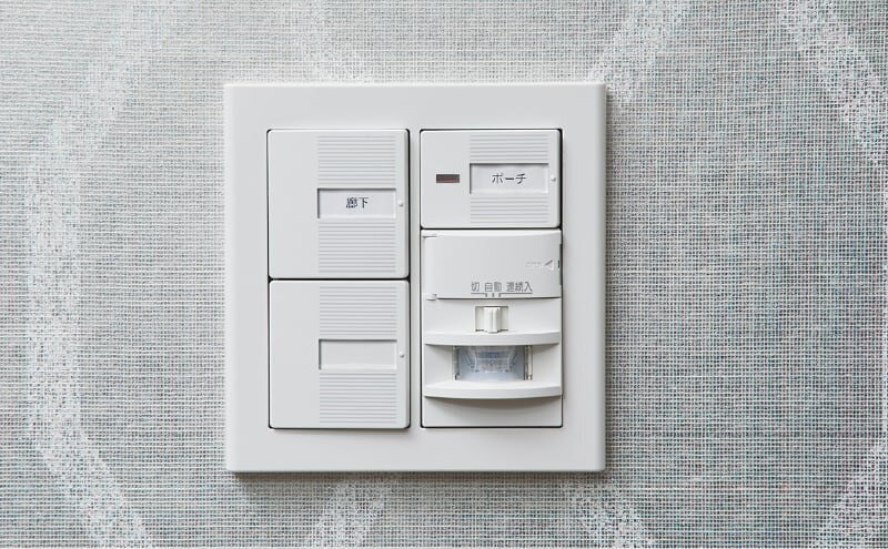 人感センサー付照明スイッチ