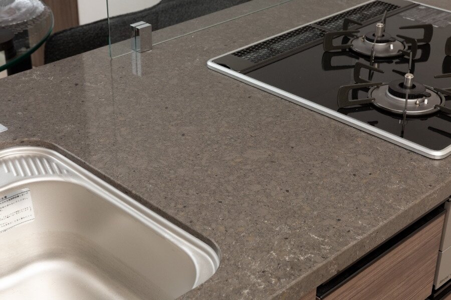 人造石天板フィオレストーンキッチンカウンター
