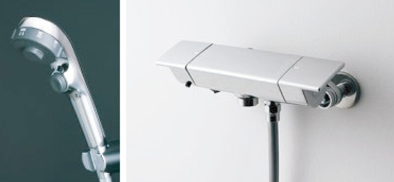 3WAYシャワー・サーモスタット付水栓