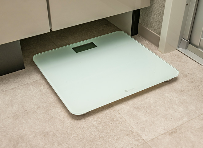 ヘルスメーター収納スペース