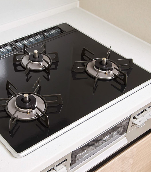 Siセンサー付きパールクリスタルトップコンロ