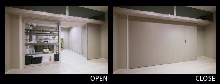 TOKIDOKI KABE
ときどき壁（引戸タイプ）オプション