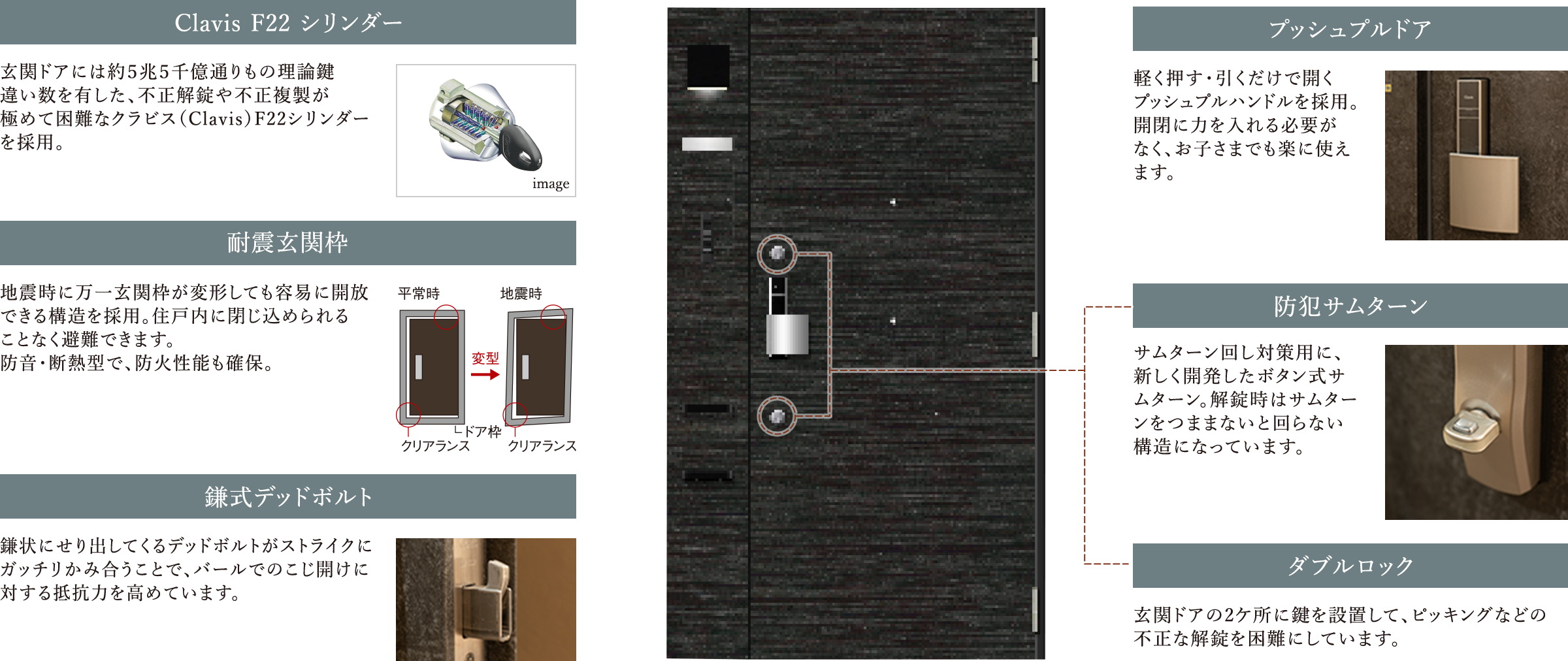 独自の先進技術と優れたデザインの、日本フネン玄関ドア。