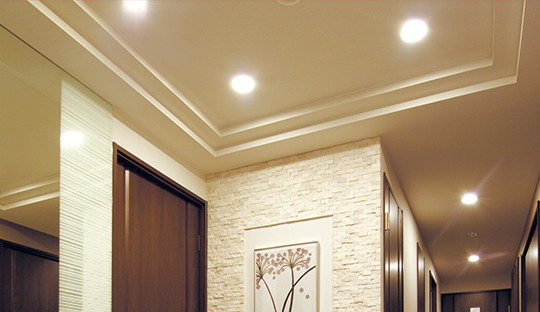 玄関・廊下折上天井