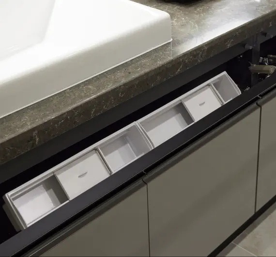 ボウル前コスメポケット収納