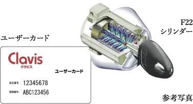 クラビスF22シリンダー