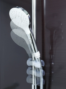 高さ・角度の調整が可能なシャワースライドバー