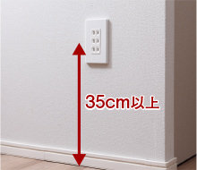 抜き差しがしやすいコンセント