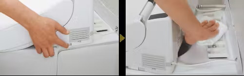 ウォシュレット本体ワンタッチ着脱
