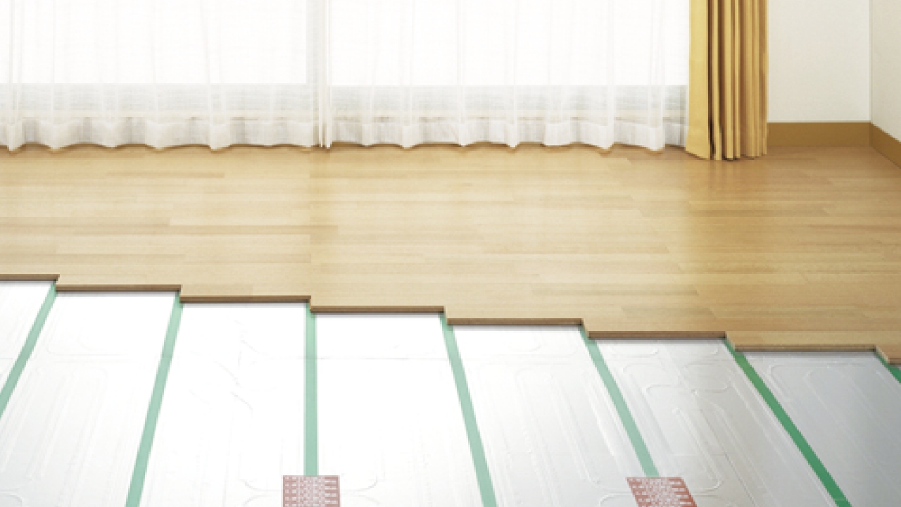 ガス温水床暖房システム