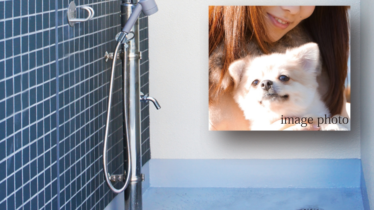 ペット飼育※とペット足洗い場