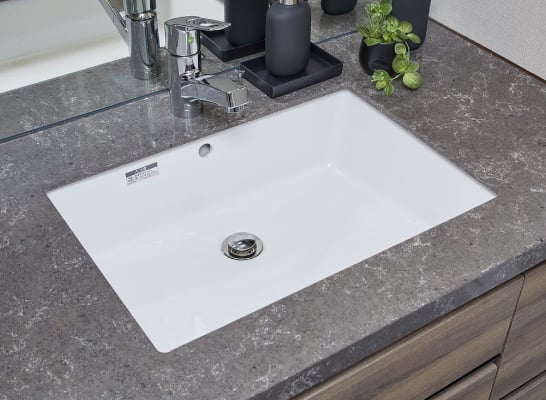 フィオレストーン天板・陶器ボウル