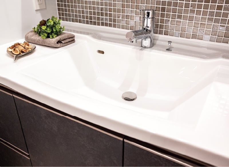 ボウル一体型カウンター