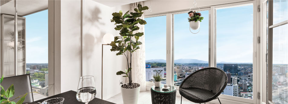 サンルームコーナー