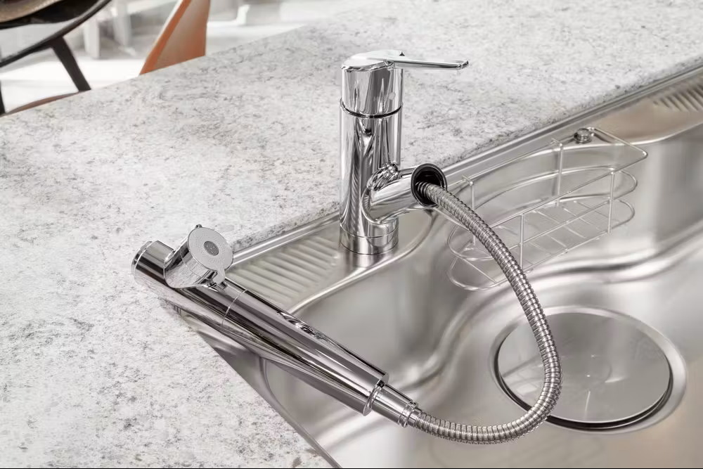 浄水器一体型シングルレバー水栓