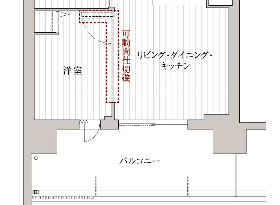可動間仕切壁 ［C・Cgタイプのみ］