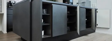 ダイニング側カウンター下収納