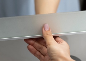 三面鏡下部フロスト加工