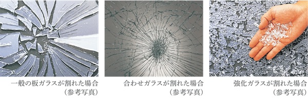 安全に配慮した共用部ガラス